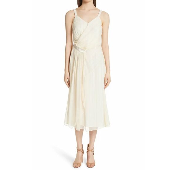 Yellow Silk Dress  - Picture 1 of 12